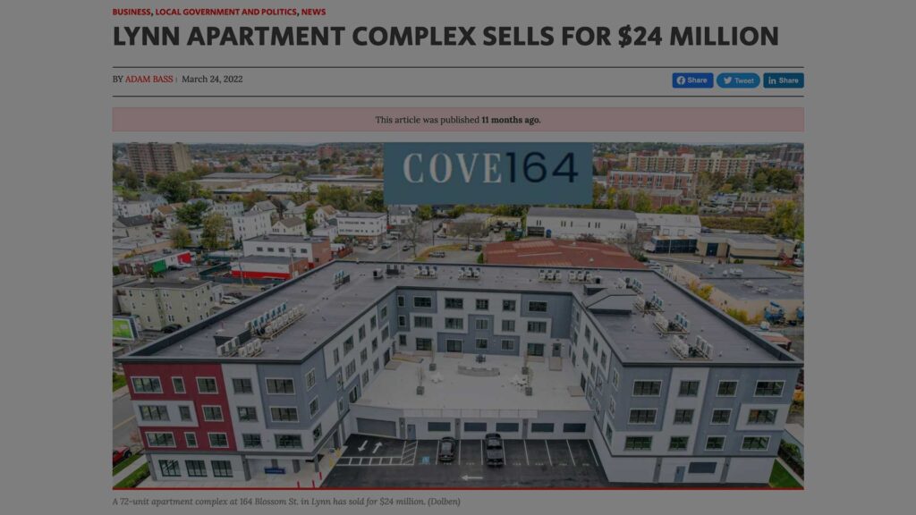 Cove 164 Massachusetts commercial real estate